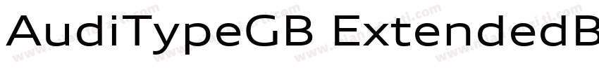 AudiTypeGB ExtendedBold字体转换